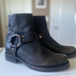 Distressed Frye boots